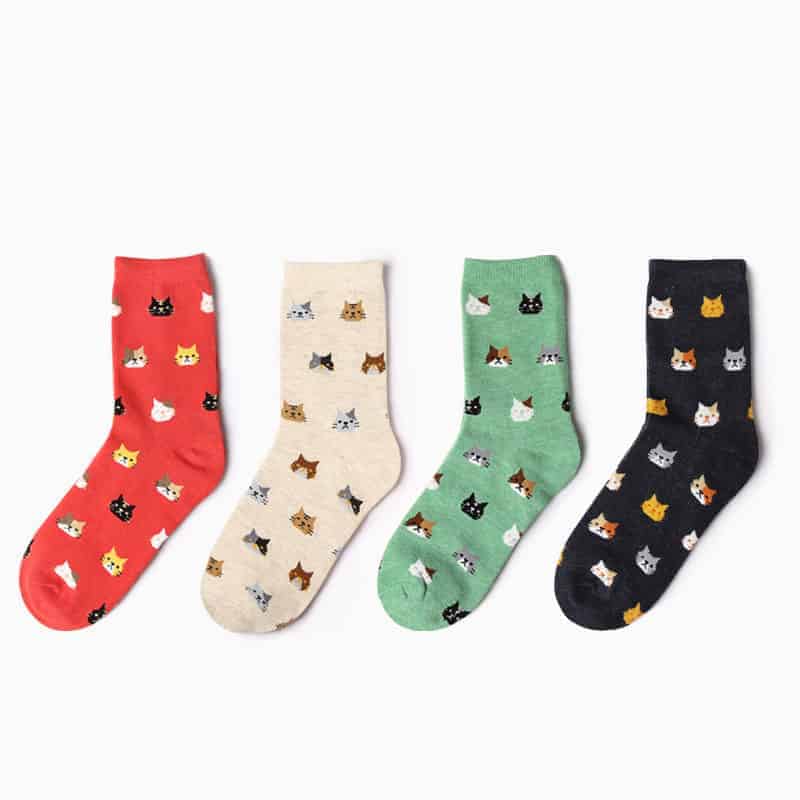 Cats Pattern Socks Collection for Her | Socksies